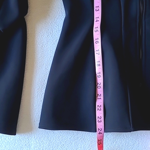 Jonathan Simkhai Hood Jacket. Size Medium Black Flare Sleeves. Zip Up. Like New - Picture 10 of 16